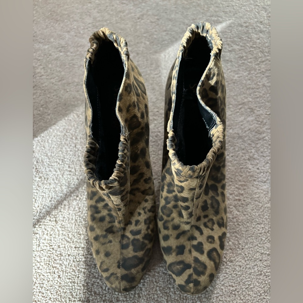 Leopard Sam and Libby Boots